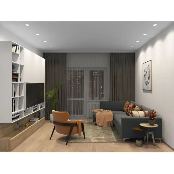 Denkirs DK3026-WH Встраиваемый светильник, IP 20, 10 Вт, GU5.3, LED, белый, пластик, изображение 6