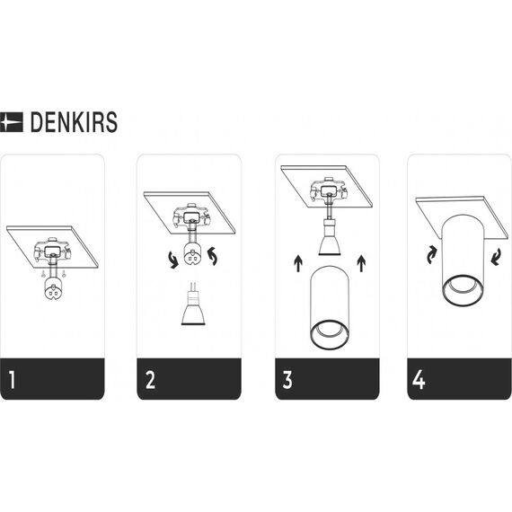 Denkirs DK3040-WH Светильник накладной IP 20, 10 Вт, GU5.3, LED, белый, пластик, изображение 8