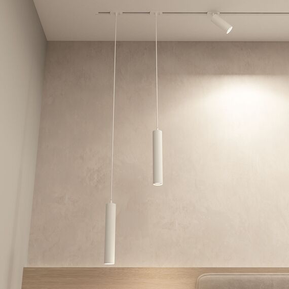 Denkirs DK6210-WH Трековый светильник IP 20, 15 Вт, GU10, белый, алюминий, изображение 4