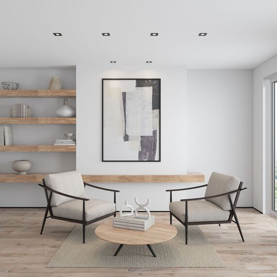 Denkirs DK3021-BK Встраиваемый светильник, IP 20, 10 Вт, GU5.3, LED, черный, пластик, изображение 4