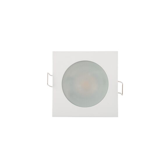 Denkirs DK3014-WH Встраиваемый светильник влагозащ., IP 44, 50 Вт, GU10, белый, алюминий