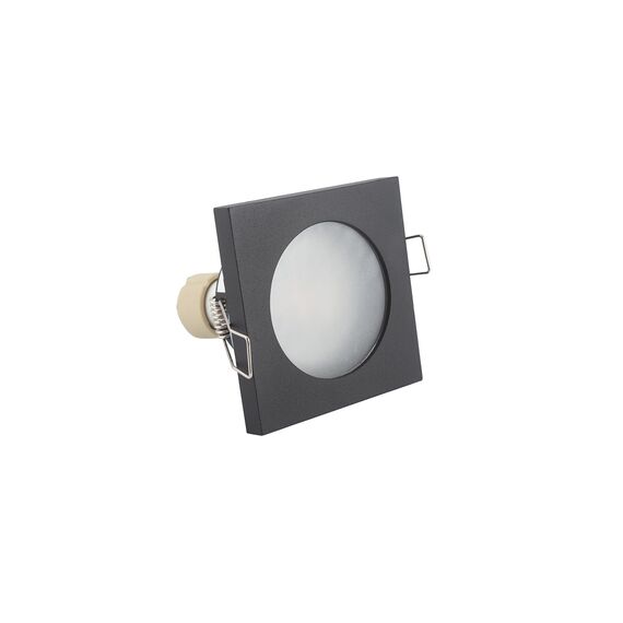 Denkirs DK3015-BK Встраиваемый светильник влагозащ., IP 44, 50 Вт, GU10, черный, алюминий, изображение 4