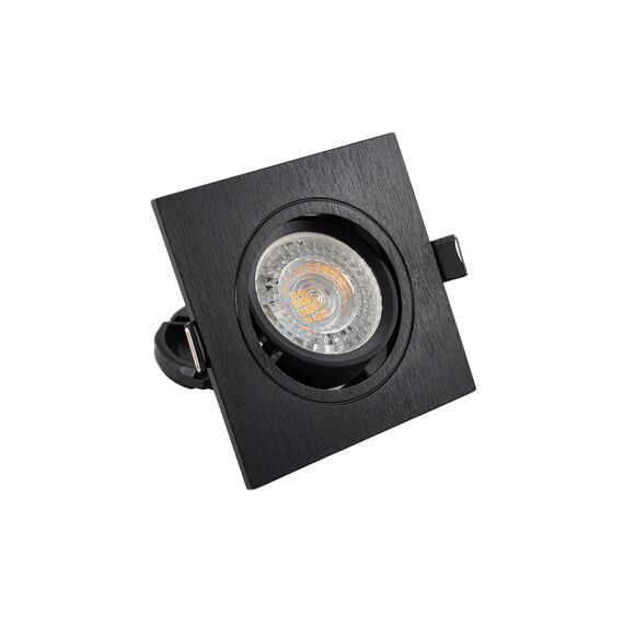 Denkirs DK3021-BK Встраиваемый светильник, IP 20, 10 Вт, GU5.3, LED, черный, пластик, изображение 2