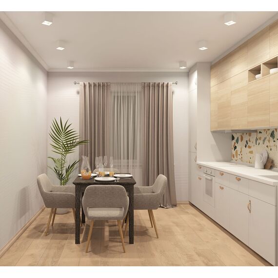 Denkirs DK3030-WH Светильник накладной IP 20, 10 Вт, GU5.3, LED, белый, пластик, изображение 4