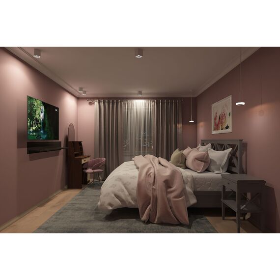 Denkirs DK3030-WH Светильник накладной IP 20, 10 Вт, GU5.3, LED, белый, пластик, изображение 5