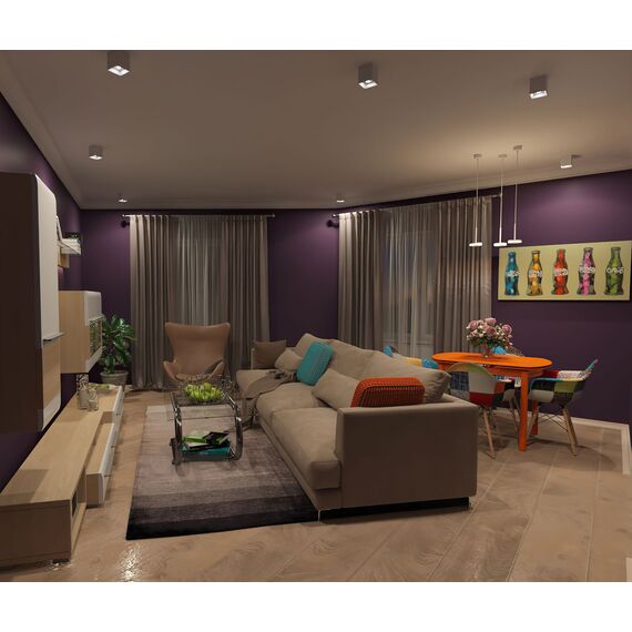 Denkirs DK3030-WH Светильник накладной IP 20, 10 Вт, GU5.3, LED, белый, пластик, изображение 6