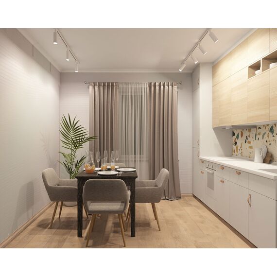 Denkirs DK6202-WH Трековый светильник IP 20, 15 Вт, GU10, белый, алюминий, изображение 4