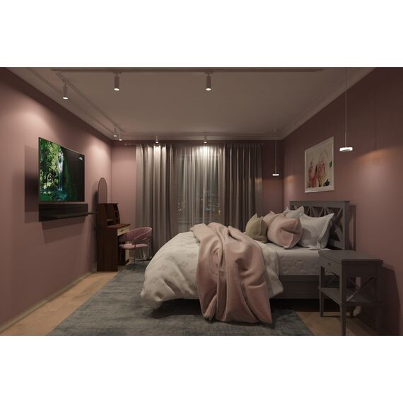 Denkirs DK6202-WH Трековый светильник IP 20, 15 Вт, GU10, белый, алюминий, изображение 5