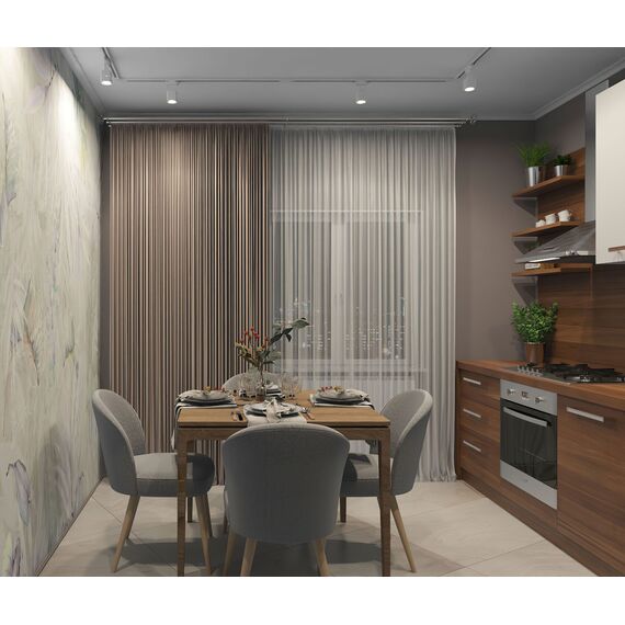 Denkirs TR1001-WH Шинопровод однофазный, 1 м, белый, заглушки в комплекте, изображение 4