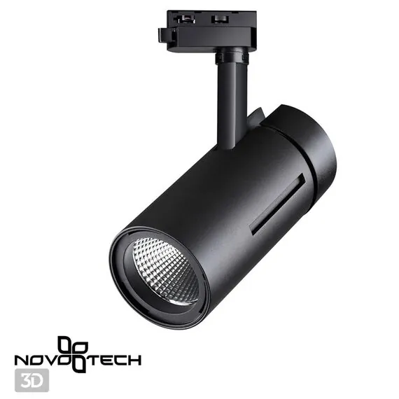 NOVOTECH 358593 PORT NT21 111 черный Светильник трековый однофазный трехжильный IP20 LED 4000K 30W 175-245V DEP, изображение 5