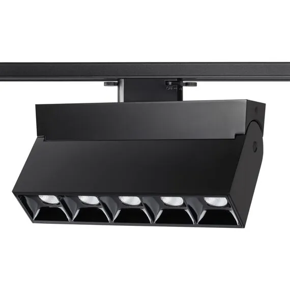 NOVOTECH 358324 PORT NT19 117 черный Светильник трековый однофазный трехжильный IP33 LED 4000К 25W 110-265V EOS