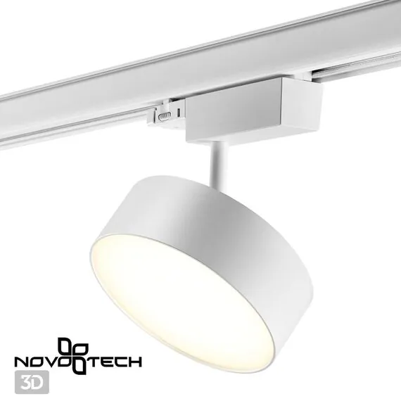 NOVOTECH 358758 PORT NT21 148 белый Трехфазный трековый светодиодный светильник IP20 LED 24W 4000K 2100Лм 100-265V PROMETA, изображение 4