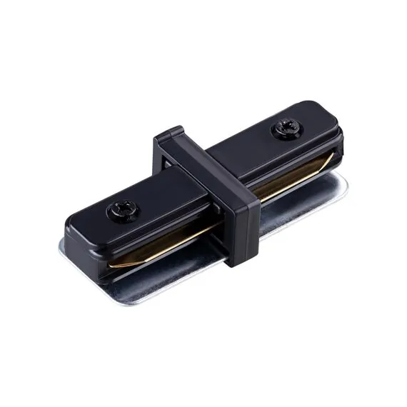 NOVOTECH 135140 PORT NT22 087 черный Внутренний соединитель с токопроводом для однофазного двухжильного шинопровода IP20 220V