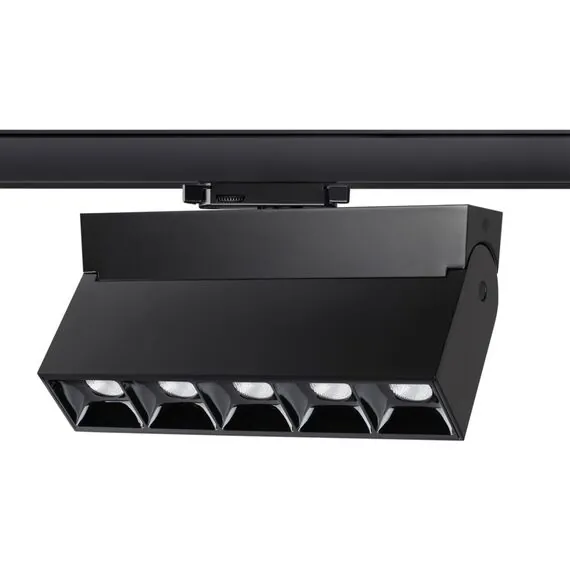NOVOTECH 358326 PORT NT19 151 черный Трехфазный трековый свтильник IP33 LED 4000К 25W 110-265V EOS