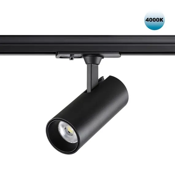 NOVOTECH 359150 PORT NT23 091 черный Светильник трековый однофазный двухжильный IP20 LED 15W 220V 4000К 1440Лм SELENE