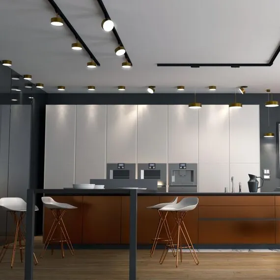 NOVOTECH 358760 PORT NT21 148 матовое золото Трехфазный трековый светодиодный светильник IP20 LED 24W 4000K 2100Лм 100-265V PROMETA, изображение 4