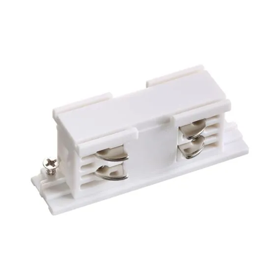 NOVOTECH 135042 PORT NT19 136 белый Соединитель внутренний с токопроводом для трехфазного шинопровода IP20