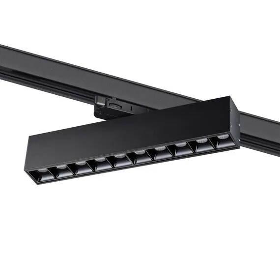 NOVOTECH 358861 PORT NT22 143 черный Светильник трехфазный трековый светодиодный IP20 LED 4000K 16W 220V ITER