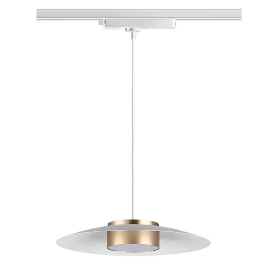 NOVOTECH 358896 PORT NT22 105 белый/золото Светильник трековый однофазный трехжильный, провод 1м IP20 LED 4000К 18W 220-240V PILZ