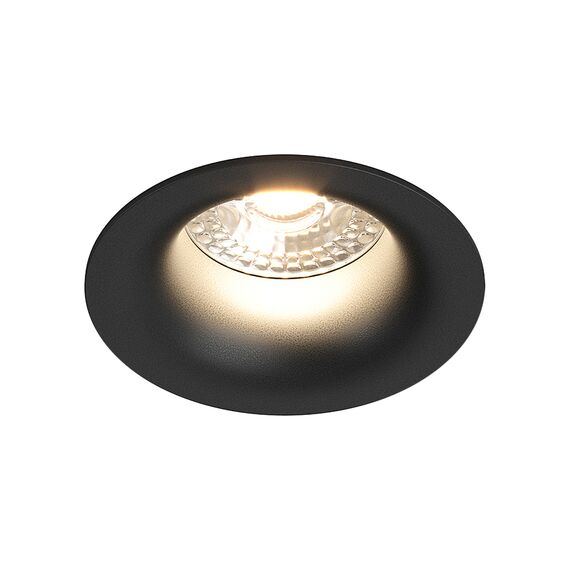 Denkirs DK3024-BK Встраиваемый светильник, IP 20, 10 Вт, GU5.3, LED, черный, пластик