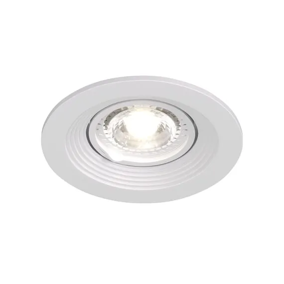 Denkirs DK3029-WH Встраиваемый светильник, IP 20, 10 Вт, GU5.3, LED, белый, пластик, изображение 7