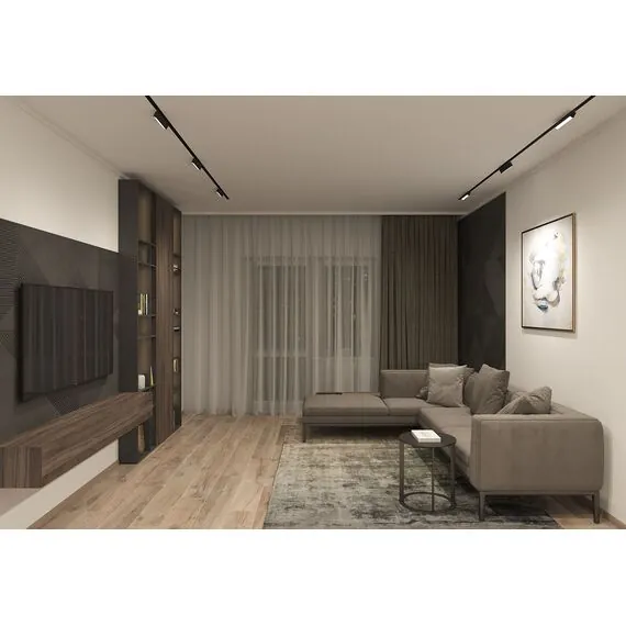 Denkirs DK8009-BK Поворотный матовый светильни SMART 9W DIM 3000K-6000K черный, изображение 5