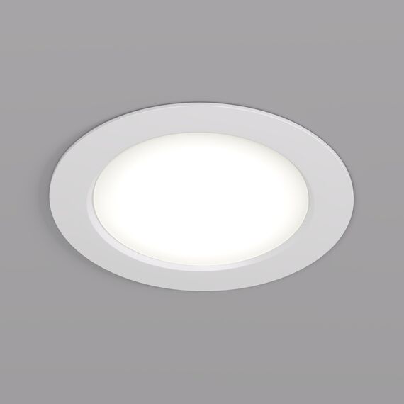 Denkirs DK3049-WH Встраиваемый светильник, IP 20, 7Вт, LED, белый, пластик