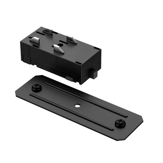 Denkirs TR2101-BK Прямой соединитель для шинопровода SMART черный