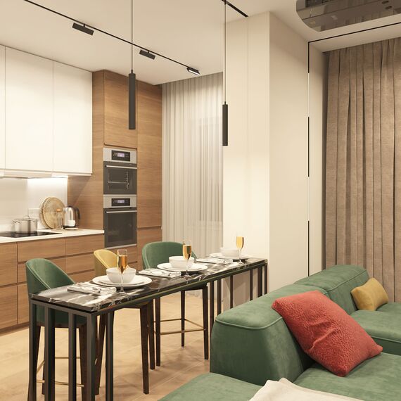 Denkirs DK8008-BK Подвесной светильник SMART SPOT 9W DIM 2700K-6000K черный, изображение 4