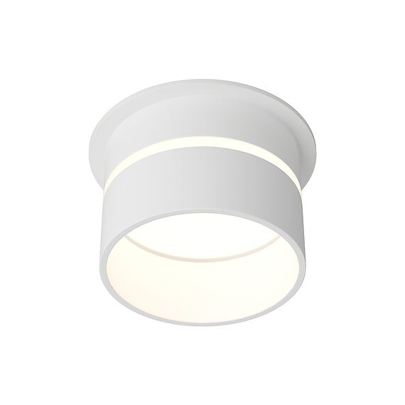 Denkirs DK2404-WH Встраиваемый светильник влагозащ., IP 44, до 15 Вт, GU10, белый, алюминий