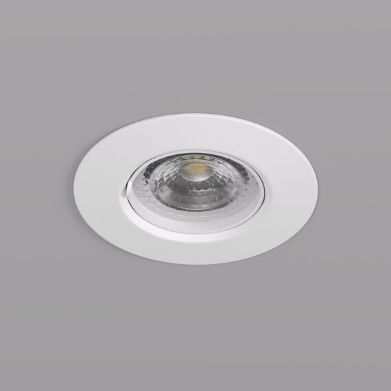 Denkirs DK3028-WH Встраиваемый светильник, IP 20, 10 Вт, GU5.3, LED, белый, пластик, изображение 2