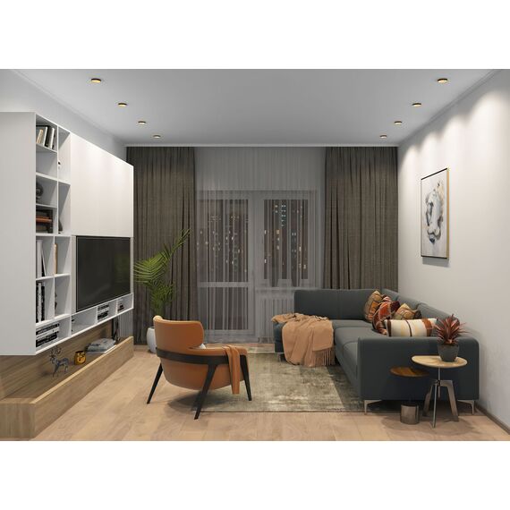 Denkirs DK2402-GD Встраиваемый светильник, IP 20, 50 Вт, GU10, черный/золотой, алюминий, изображение 8