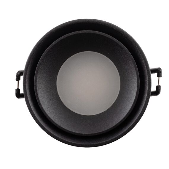Denkirs DK2403-BK Встраиваемый светильник влагозащ., IP 44, 10 Вт, GU10, черный, алюминий, изображение 5