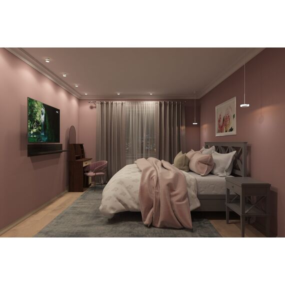 Denkirs DK2404-WH Встраиваемый светильник влагозащ., IP 44, до 15 Вт, GU10, белый, алюминий, изображение 5