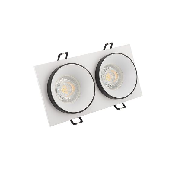 Denkirs DK2422-BK Встраиваемый светильник, IP 20, 50 Вт, GU10, черный, алюминий