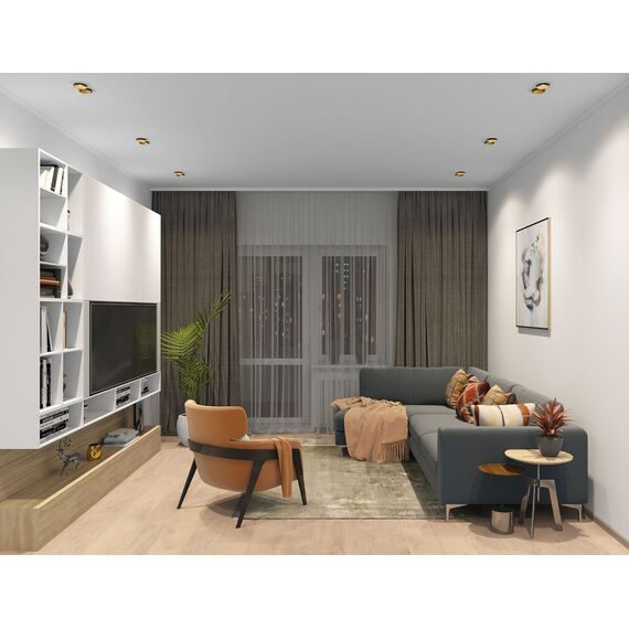 Denkirs DK2422-GD Встраиваемый светильник, IP 20, 50 Вт, GU10, черный/золотой, алюминий, изображение 8