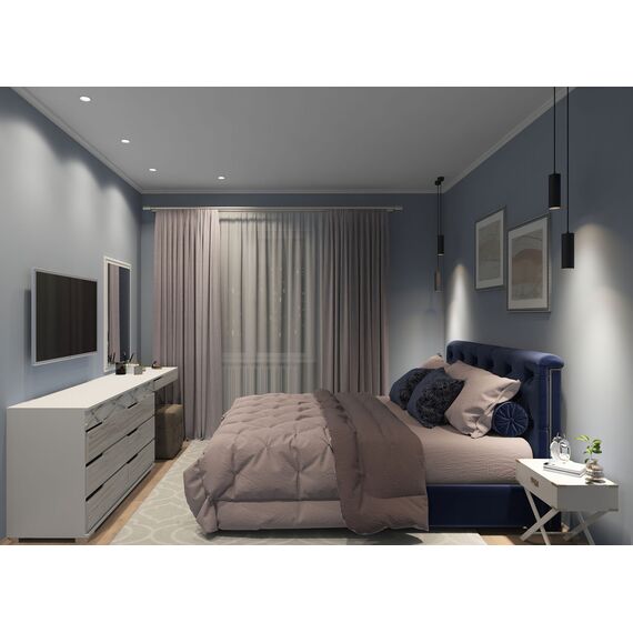 Denkirs DK3024-WH Встраиваемый светильник, IP 20, 10 Вт, GU5.3, LED, белый, пластик, изображение 9