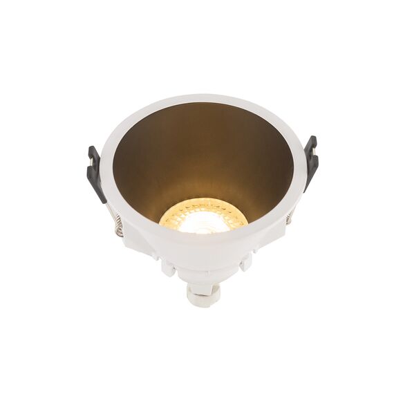 Denkirs DK3026-WB Встраиваемый светильник, IP 20, 10 Вт, GU5.3, LED, белый/черный, пластик, изображение 3
