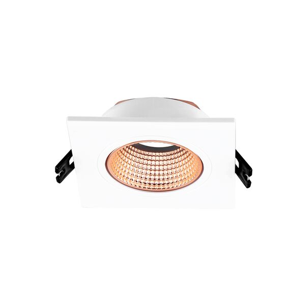 Denkirs DK3071-WBR Встраиваемый светильник, IP 20, 10 Вт, GU5.3, LED, белый/бронзовый, пластик, изображение 2