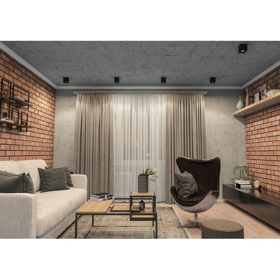 Denkirs DK3080-BK Светильник накладной IP 20, 10 Вт, GU5.3, LED, черный/черный, пластик, изображение 2