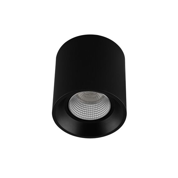 Denkirs DK3090-BK+CH Светильник накладной IP 20, 10 Вт, GU5.3, LED, черный/хром, пластик