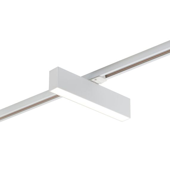 Denkirs DK6430-WH Трековый светильник IP 20, 10 Вт, LED 3000, белый, алюминий