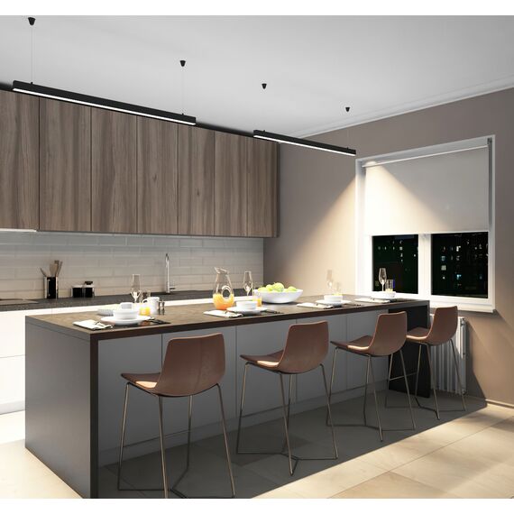 Denkirs DK9124-BK Линейный светильник 30W 1250mm 4000K, черный, изображение 4