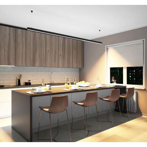 Denkirs DK9253-BK Линейный светильник 62W 2500mm 3000K, черный, изображение 5