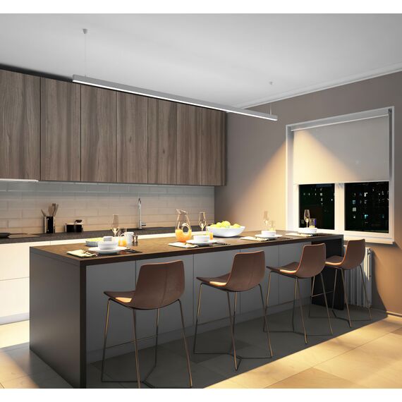 Denkirs DK9253-WH Линейный светильник 62W 2500mm 3000K, белый, изображение 4