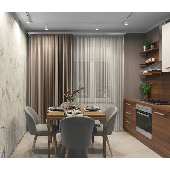 Denkirs TR1002-WH Шинопровод однофазный, 2 м, белый, заглушки в комплекте, изображение 4