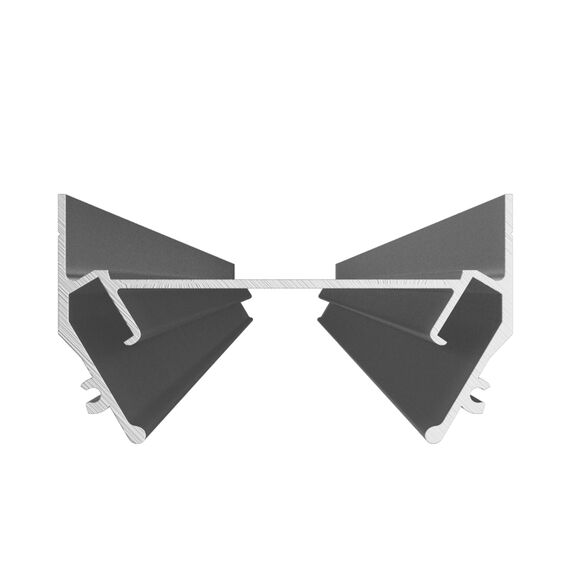 Denkirs TR3050-AL Закладной профиль под шинопровод для натяжного потолка 2м, изображение 2