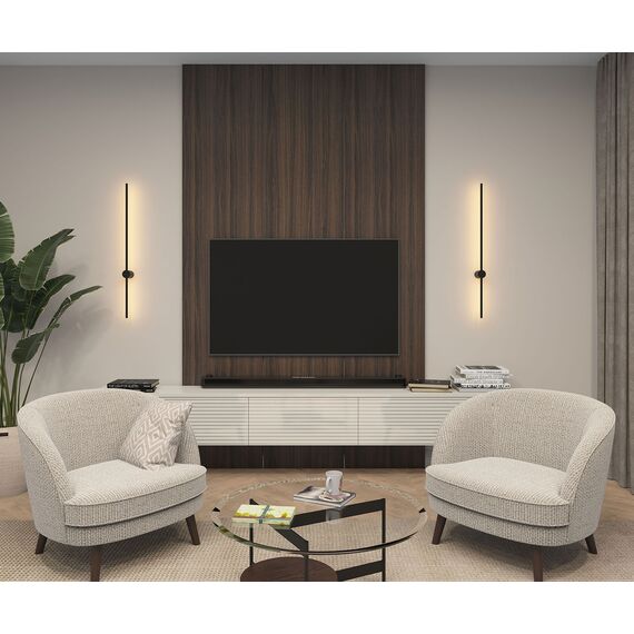 Denkirs DK5014-BK Бра 1000 мм, 3000К, IP20, 12 Вт, черный, алюминий, изображение 5