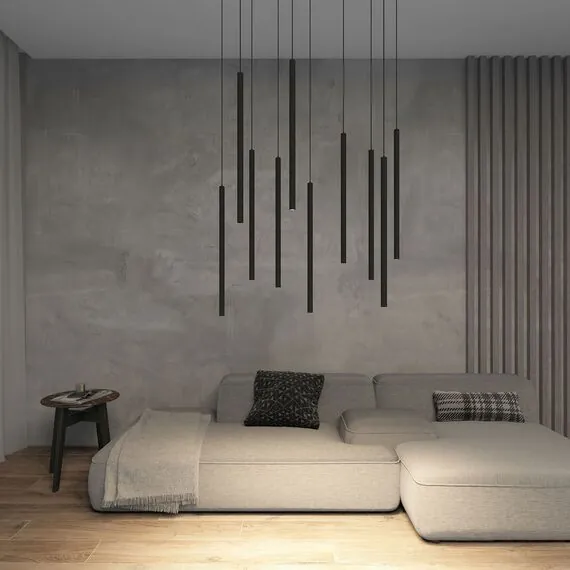 Denkirs DK4304-BK Подвесной светильник со встроенным светодиодом, 5W, IP 20, 4000K, черный, алюминий, изображение 3