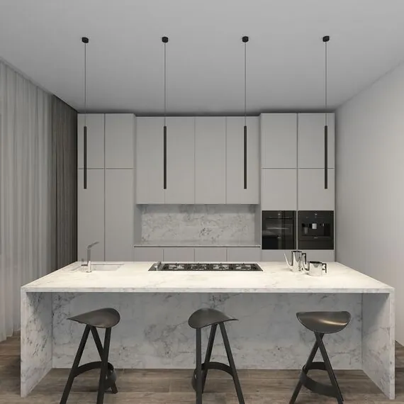 Denkirs DK4304-BK Подвесной светильник со встроенным светодиодом, 5W, IP 20, 4000K, черный, алюминий, изображение 4